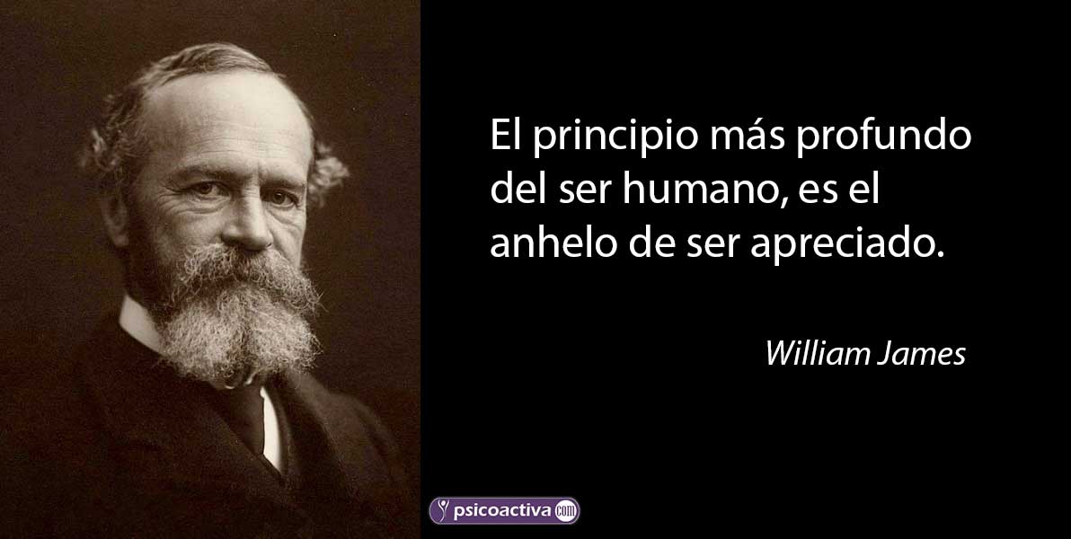 50 frases de William James de psicología y filosofía