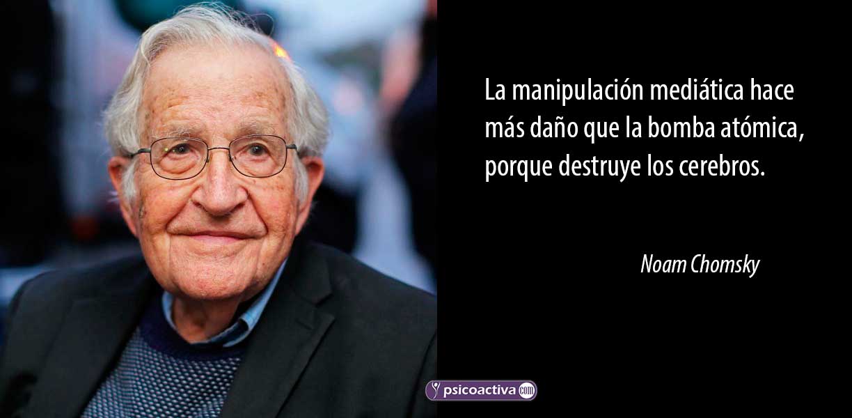 30 frases filosóficas de Noam Chomsky