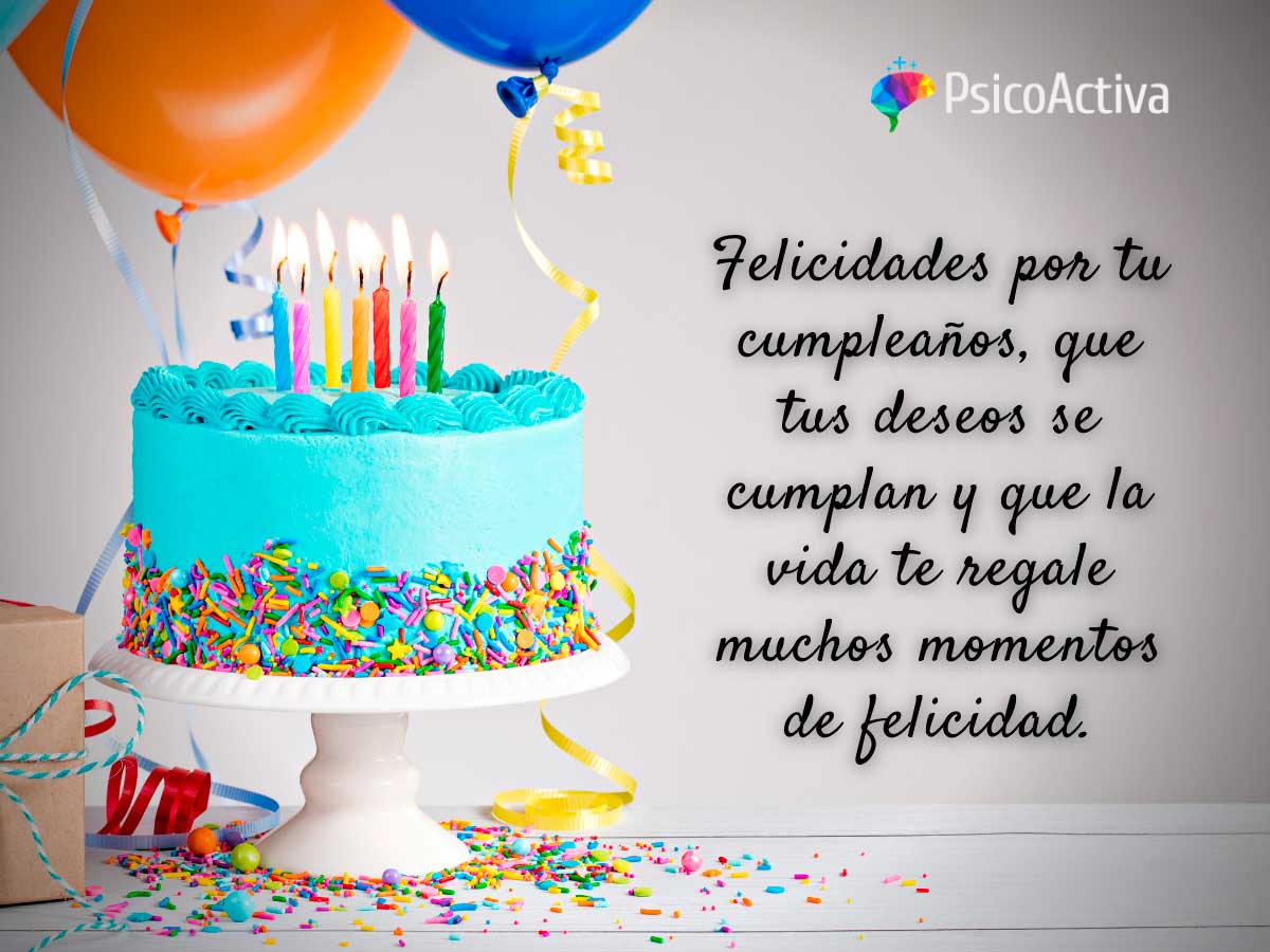 Palabras de feliz cumpleaños