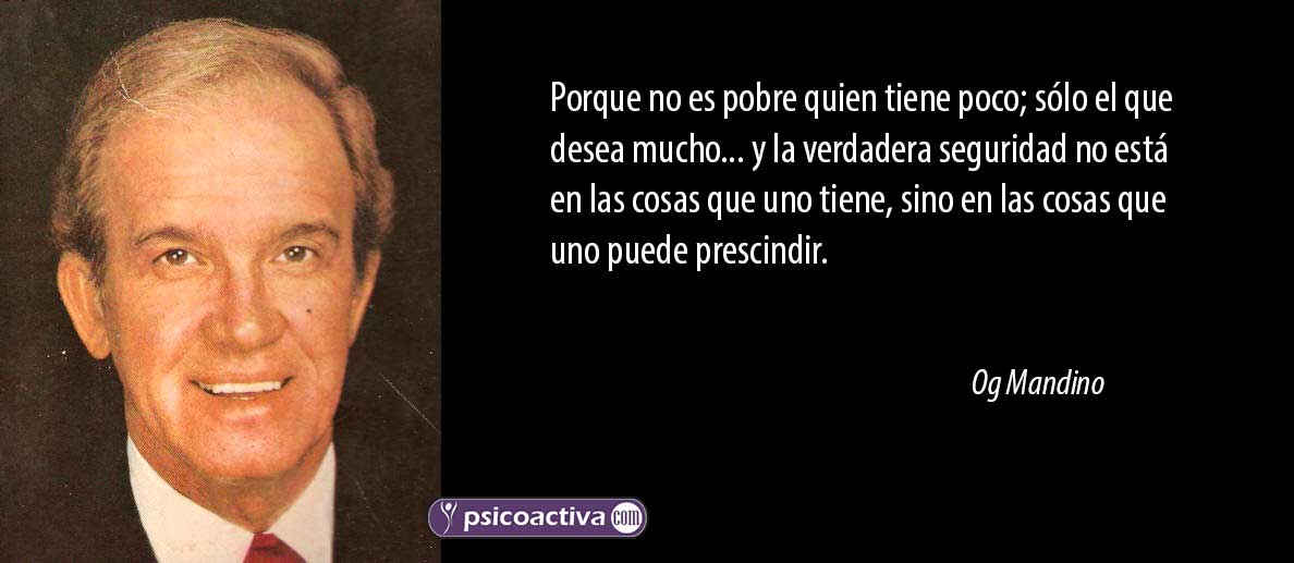 ❀✿⊱’.  PORQUE NO ES POBRE QUIEN ..’⊰✿❀ Og-mandino-frases