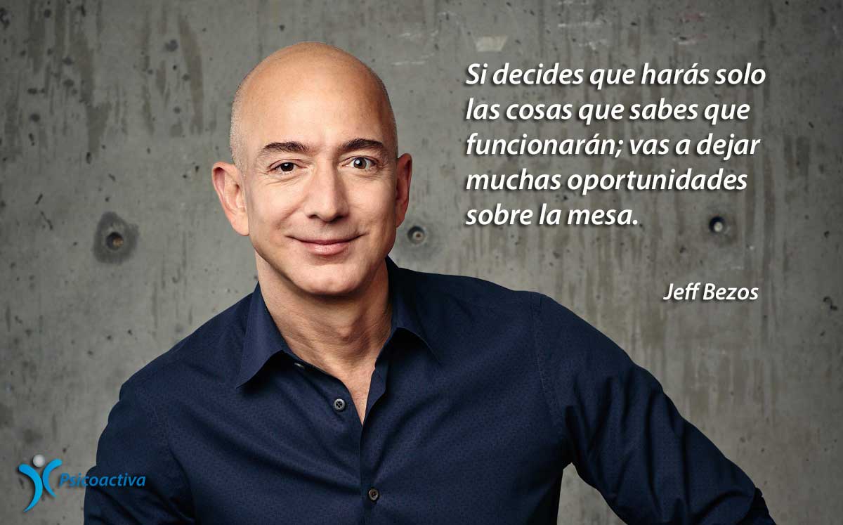 ▷ 30 poderosas frases de Jeff Bezos - PsicoActiva ▷ 30 poderosas frases de Jeff Bezos - PsicoActiva
