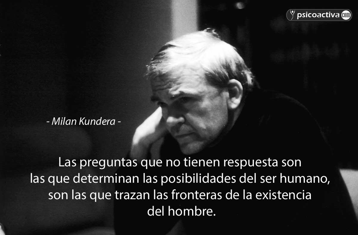 ▷ 40 frases de Milan Kundera - PsicoActiva