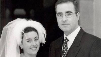 Rosario Porto y Alfonso Basterra, el día de su boda, en noviembre de 1996. Foto: Novoa | El correo gallego