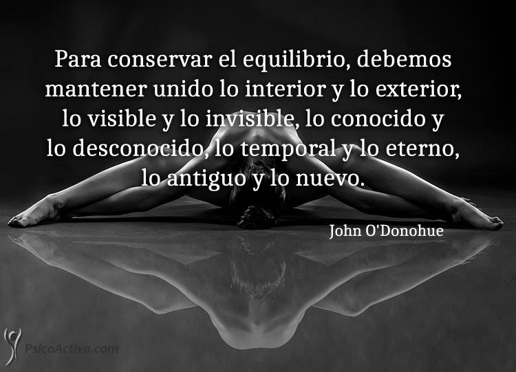 Introducir 49+ imagen equilibrio en la vida frases