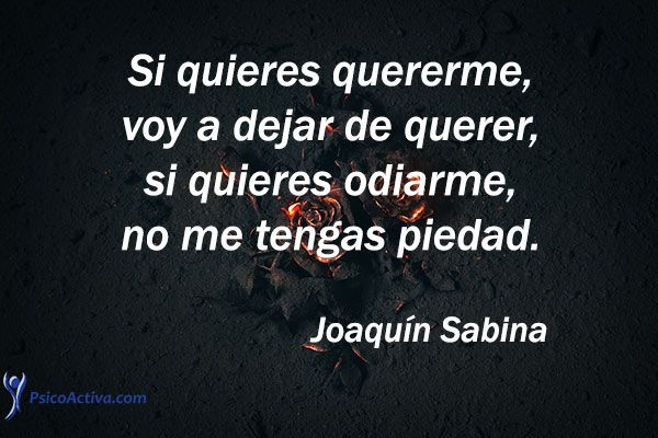rosas cenizas frases Joaquin Sabina