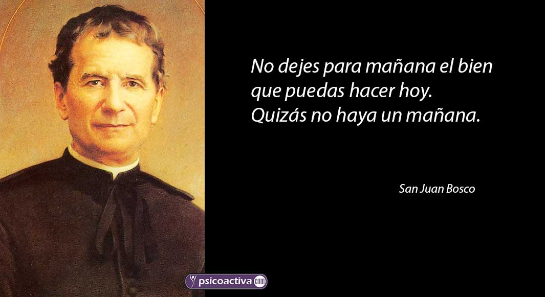 Frases célebres de San Juan Bosco